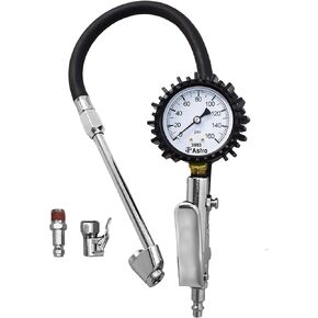 Astro Pneumatic Tool 3083 2.5" Dial Tire Inflator with Locking & Dual Chucks