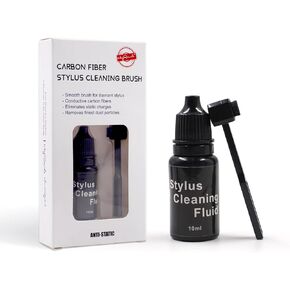 مجموعة فرش تنظيف قلم القرص الدوار، فرشاة قلم من ألياف الكربون المقاومة للكهرباء الساكنة وسائل تنظيف إبرة 10 مل، طراز B in Kuwait