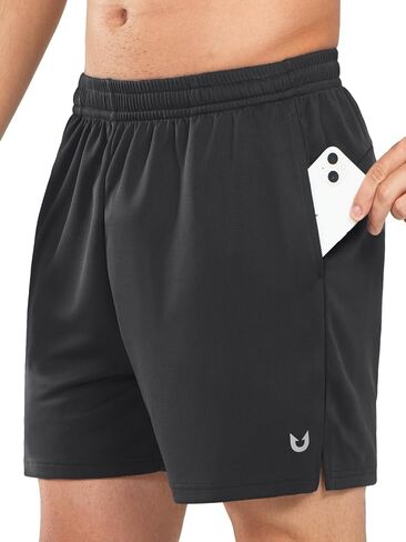 NORTHYARD Men's Athletic Workout Shorts Running Quick Dry Shorts Gym Mesh 5" Shorts with Pockets for Men in Saudi Arabia