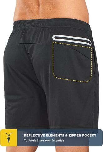 NORTHYARD Men's Athletic Workout Shorts Running Quick Dry Shorts Gym Mesh 5" Shorts with Pockets for Men in Saudi Arabia