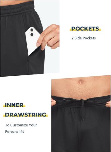 NORTHYARD Men's Athletic Workout Shorts Running Quick Dry Shorts Gym Mesh 5" Shorts with Pockets for Men in Saudi Arabia