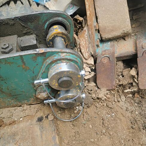 Safety Coupler Pin Trailer Pin Shaft Locking Pin Wire Lock Pin Zinc Plated Carbon Steel Arch Shapes- 4 Size (M10*70mm, 2) in Kuwait