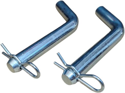 ¾" x 3-1/2" Bent Trailer Hitch Pin .75in x 3.5in Carbon Steel Bent Pin with Bridge Pin (2pk) in Saudi Arabia