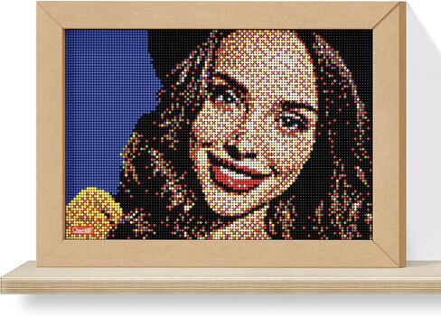 Quercetti Pixel Art 8 Take a Selfie Mosaic Kit - Turn Any Photo into Mosaic Art with 9600 Pegs in 6 Colors and 8 Pegboards, with Frame for Hanging and Display, Ages 9 Years and Up in Saudi Arabia