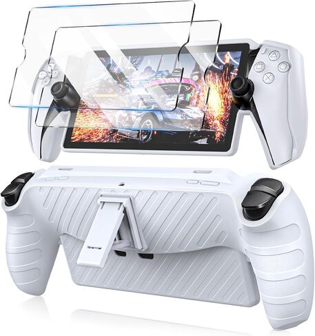 حافظة واقية متوافقة مع مشغل Playstation Portal Remote Player، غطاء حافظة Klipdasse لبوابة Playstation Portal، مسند TPU ناعم غير قابل للانزلاق مع واقي شاشة عالي الدقة لملحقات Ps Portal in Kuwait