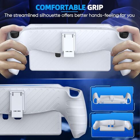 حافظة واقية متوافقة مع مشغل Playstation Portal Remote Player، غطاء حافظة Klipdasse لبوابة Playstation Portal، مسند TPU ناعم غير قابل للانزلاق مع واقي شاشة عالي الدقة لملحقات Ps Portal in Kuwait