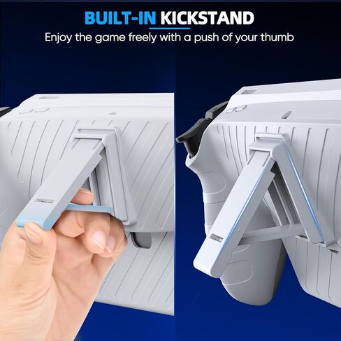 حافظة واقية متوافقة مع مشغل Playstation Portal Remote Player، غطاء حافظة Klipdasse لبوابة Playstation Portal، مسند TPU ناعم غير قابل للانزلاق مع واقي شاشة عالي الدقة لملحقات Ps Portal in Kuwait