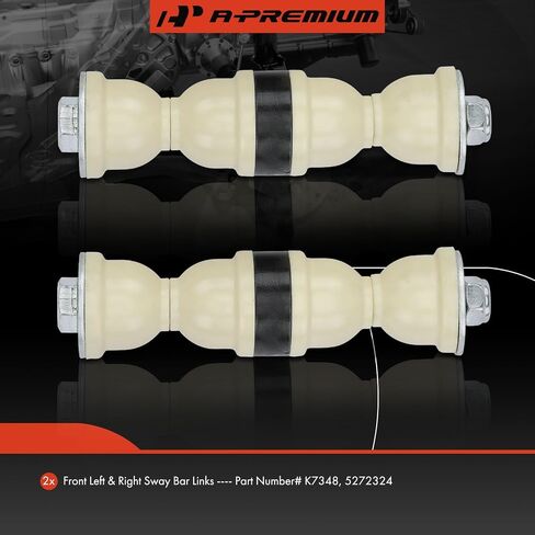 A-Premium 2 × وصلات شريط تثبيت أمامية Sway Bar، متوافقة مع Chrysler PT Cruiser 2001-2010، Dodge Neon 2000-2005، SX 2.0 2003-2005، Plymouth Neon 2000-2001 in Saudi Arabia