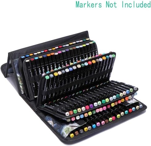 YOUNGCOL 168 Slots Marker Case Holder for for Primascolor Markers and Copic Sketch Markers Lipstick Organizer in Saudi Arabia
