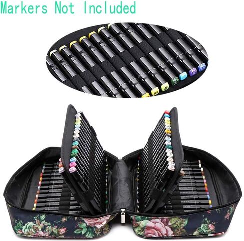 YOUNGCOL 168 Slots Marker Case Holder for for Primascolor Markers and Copic Sketch Markers Lipstick Organizer in Saudi Arabia