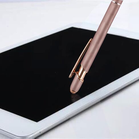 Ballpoint Pens with Stylus Tips，10 Pcs Retractable Metal Stylus Pen for Touch Screens, 1.0 mm Black Ink(Morandi color) in Saudi Arabia