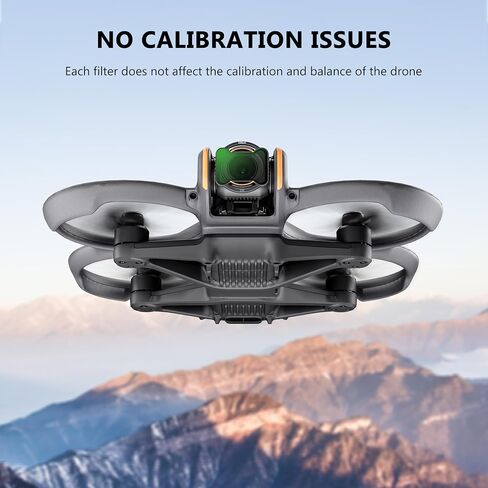 STARTRC Avata 2 ND Filters Set, 6 Pack CPL ND8 ND16 ND32 ND64 ND256 Neutral Density Camera Lens Filter Compatible with DJI Avata 2, Multi Coated HD Optical Glass, Aluminum Frame in Saudi Arabia