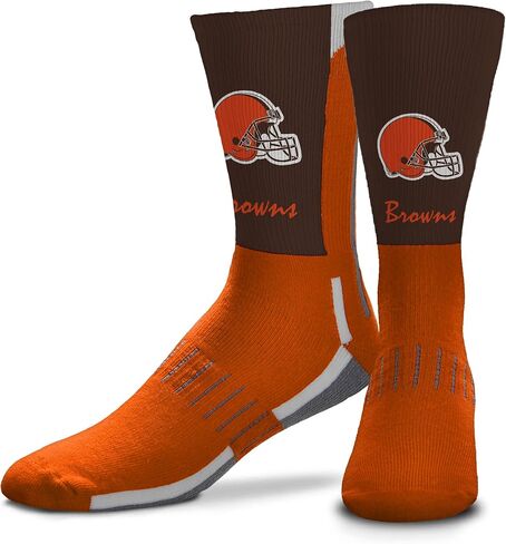 FBF - NFL Adult Team Logo Phenom Script Crew Dress Socks Footwear for Men and Women Game Day Apparel in Saudi Arabia