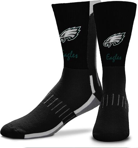 FBF - NFL Adult Team Logo Phenom Script Crew Dress Socks Footwear for Men and Women Game Day Apparel in Saudi Arabia