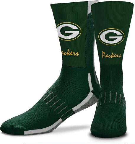 FBF - NFL Adult Team Logo Phenom Script Crew Dress Socks Footwear for Men and Women Game Day Apparel in Saudi Arabia