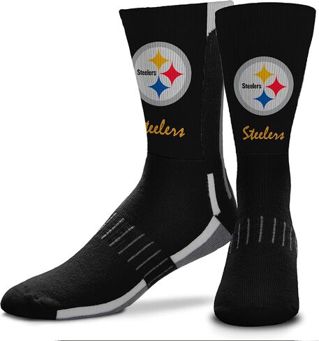 FBF - NFL Adult Team Logo Phenom Script Crew Dress Socks Footwear for Men and Women Game Day Apparel in Saudi Arabia