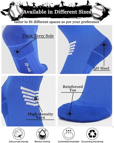 Complete Baseball or Softball Sock/Belt Combo Set - Youth & Adult Sizes Included for a Stylish Look on the Field in Saudi Arabia