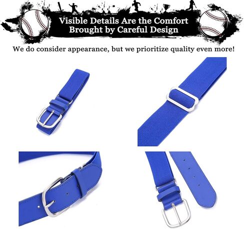 Complete Baseball or Softball Sock/Belt Combo Set - Youth & Adult Sizes Included for a Stylish Look on the Field in Saudi Arabia