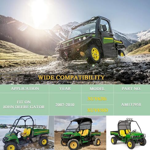 دعامات الصدمات الخلفية لفائف فوق الزنبرك تناسب John Deere Gator XUV620i وGator XUV850D - ممتص الصدمات الخلفي الأيسر والأيمن - يستبدل OEM# AM137958 (عبوة من قطعتين) in Saudi Arabia