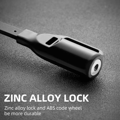 Zip-tie Bike Lock Small Cable Lock Lightweight Handy Helmet Lock Security Kayak Refrigerator Cabinet Helmet Locks Key Unlock in Saudi Arabia