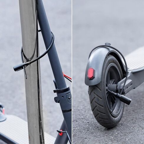 Zip-tie Bike Lock Small Cable Lock Lightweight Handy Helmet Lock Security Kayak Refrigerator Cabinet Helmet Locks Key Unlock in Saudi Arabia