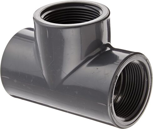 Spears 805 Series PVC Pipe Fitting, Tee, Schedule 80, 1-1/2" NPT Female in Saudi Arabia