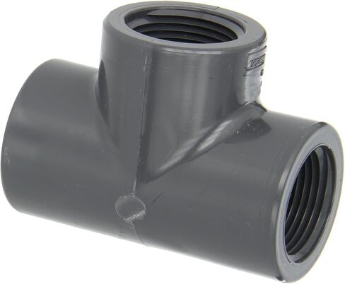 Spears 805 Series PVC Pipe Fitting, Tee, Schedule 80, 1-1/2" NPT Female in Saudi Arabia