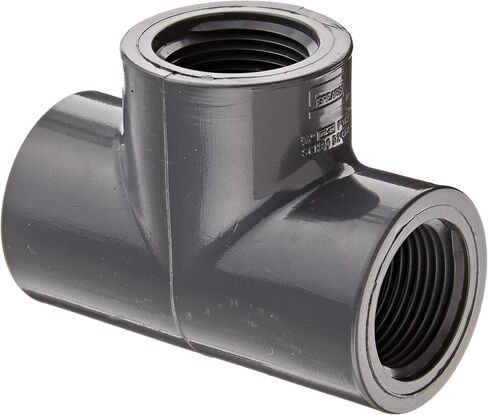 Spears 805 Series PVC Pipe Fitting, Tee, Schedule 80, 1-1/2" NPT Female in Saudi Arabia