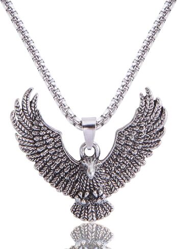 Necklace for Men and Women, 24 Inches 316L Stainless Steel Punk Necklace, Personalized Chain Pendant Gift for Men, Women, Boy in Saudi Arabia