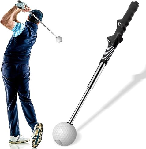 مساعد تدريب على أرجوحة الجولف قابل للسحب، مساعد تدريب على الجولف لتحسين المفصلات، دوران الساعد، دوران الكتف وقبضة للإحماء - نادي جولف لليد اليمنى للتمرين، ملحقات جولف مدرب التأرجح in Kuwait