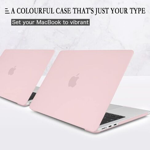 CISSOOK Baby Pink Case for MacBook Air 15 Inch M3 A3114 A2941 M2 2023 2024 Release, Plastic Chalk Pink Hard Shell Cover with Keyboard Cover Screen Protector for MacBook Air 15 with Touch ID 2023-2024 in Saudi Arabia