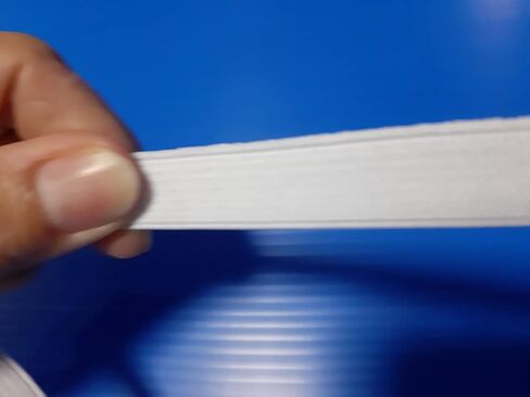 6 Yards Mix Size 1" 3/4" 1/2" Inch Flat Elastic Bands Black & White Ribbon Sewing Fabric for Clothing Costumes DIY Webbing Garment Trousers Accessory Waistband Pants Bra Bags Headband in Kuwait