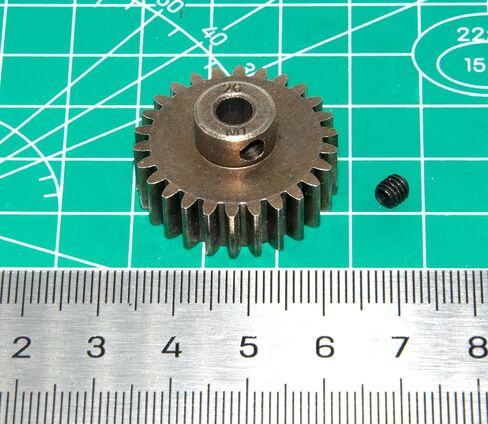 ترس ترس متوافق مع Traxxas 1/10 X Maxx RC Car Steel 26T Gear لمحرك عمود X-Maxx 5 مم 1.0 أجزاء الملعب المترية استبدال 6497(26T) in Kuwait