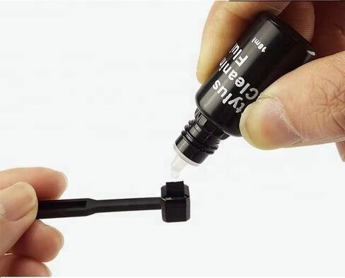 مجموعة فرش تنظيف قلم القرص الدوار، فرشاة قلم من ألياف الكربون المقاومة للكهرباء الساكنة وسائل تنظيف إبرة 10 مل، طراز B in Kuwait