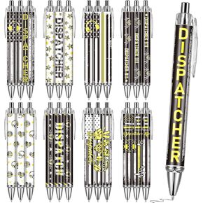 تقدير المعلم قلم الحبر - هدايا التقدير 24pcs شكرا للمعلمين الهدايا الملهمة القابلة للسحب الحبر الأسود الحبر الشخصي للنساء لوازم عمل المعلمين على مدرسي المدارس in Kuwait