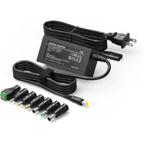 Basicvolt 24V 3A 2A 1A Switching Power Supply Cord, 24vdc 1.5A Charger AC to DC 24 Volt 3Amp Replacement Adapter for LED Strip Light Massage Gun Security Camera CCTV Baby Monitor Christmas Village in Kuwait