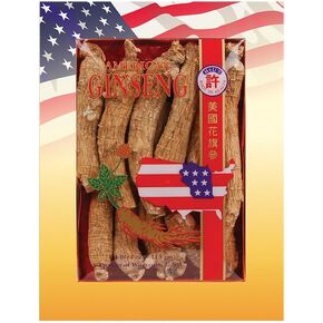 HSU's Ginseng SKU 101-4 | كبير كبير | المزروعة ويسكونسن American Ginseng Direct من Ginseng Gardens | 许氏花旗参 | مربع 4oz ، 西洋参 ، b000638opy in Kuwait