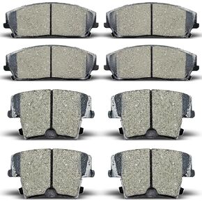 D1273 D1326 Front Rear Ceramic Brake Pads Sets Fit For Chrysler Town & Country 08-12,For Dodge Grand Caravan 08-12,For Dodge Journey 09-13,For Ram C/V 12,For VW For Routan 09-12 in Saudi Arabia