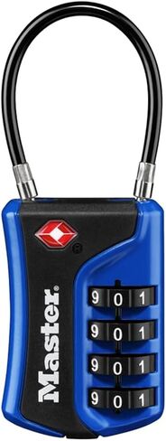Master Lock Set Your Own Combination TSA Approved Luggage Lock, Colors May Vary; 3 pk; 4697EC3 in Kuwait