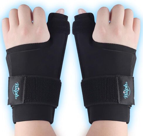Hilph Wrist Ice Pack Wrap for Carpal Tunnel Relief, Reusable Super Soft & Stretchable Gel Ice Pack for Wrist & Hand Pain Relief, Tendonitis, Arthritis, Surgery Recovery, Mommy Wrist in Saudi Arabia