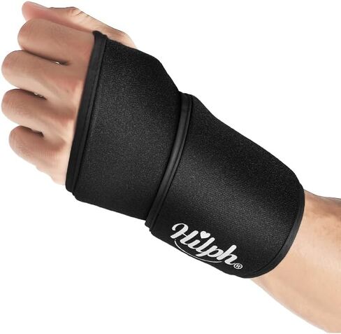 Hilph Wrist Ice Pack Wrap for Carpal Tunnel Relief, Reusable Super Soft & Stretchable Gel Ice Pack for Wrist & Hand Pain Relief, Tendonitis, Arthritis, Surgery Recovery, Mommy Wrist in Kuwait