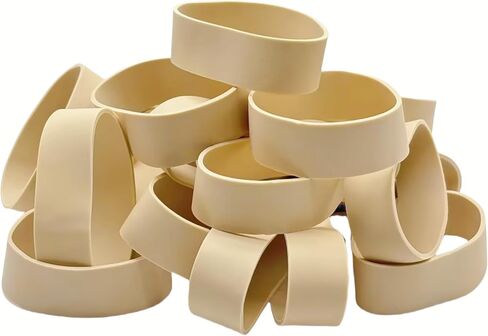 Size #107 Rubber Bands, 7 inch Extra Large Wide Thick Strong Tactical Heavy Duty Rubber Bands for Office, Home, School, Industrial, Hunting, Outdoor Camping Survival, 20 Pack in Kuwait