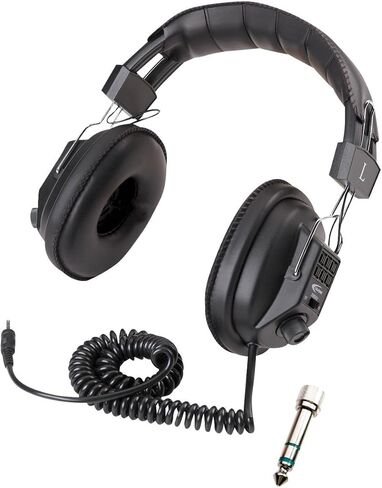 Califone 3068AV Stereo/Mono Headphones, 3.5 mm Stereo Plug, Black in Kuwait