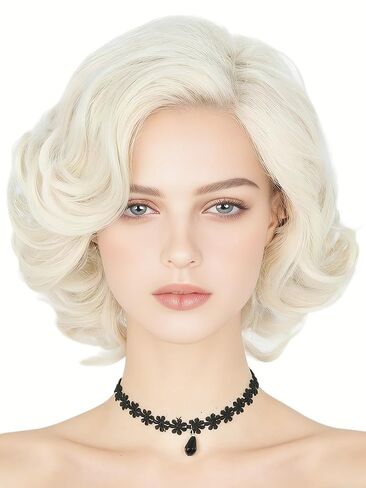 Old Lady Wigs for Women Short Curly Gray Granny Wig Old Lady Costume for Woman Halloween Costume 5 Piece Wig in Kuwait