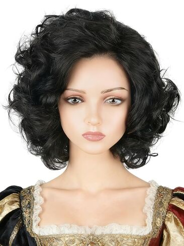 Old Lady Wigs for Women Short Curly Gray Granny Wig Old Lady Costume for Woman Halloween Costume 5 Piece Wig in Saudi Arabia