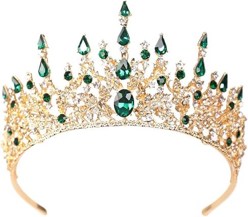 JWICOS Tiara Crown for Women Bridal Wedding Headband Hair Accessories for Birthday Prom Pageant Costume Party Wedding in Saudi Arabia