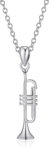 French Horn Necklace French Horn Music Jewelry Gifts for Women in Saudi Arabia