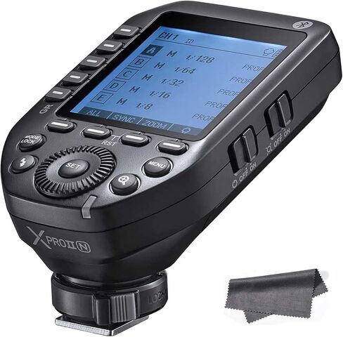 مشغل فلاش لاسلكي Godox XProII-C E-TTL متوافق مع كاميرات Canon، جهاز إرسال اتصال بلوتوث 2.4G HSS 1/8000S، قفل Hotshoe سريع (ترقية XPro-C) in Kuwait