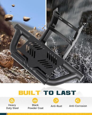 EZ Side Steps Running Boards Fit for 2015-2025 Ford F150 F-150 SuperCrew Cab 4-Doors & 2017-2025 Ford F250 F350 Super Duty Crew Cab in Kuwait