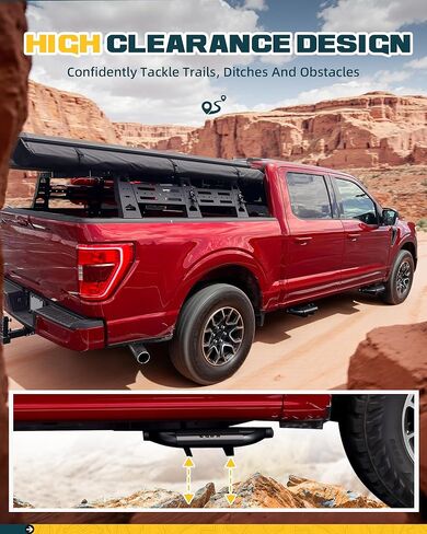 EZ Side Steps Running Boards Fit for 2015-2025 Ford F150 F-150 SuperCrew Cab 4-Doors & 2017-2025 Ford F250 F350 Super Duty Crew Cab in Kuwait